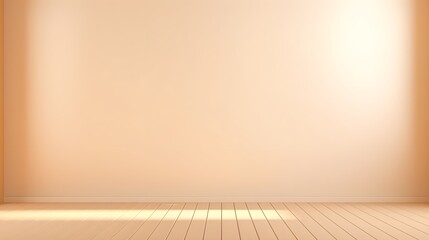 Minimal abstract background for product presentation, Shadow and light from windows on plaster wall, AI generated.