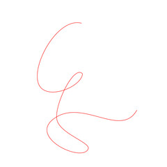 Red Thread Vector