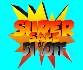 SUPER SALE TAG, BUSINESS DISCOUNT, PROMOTION