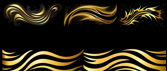 Fototapeta premium Abstract background golden texture paint, art color design, artistic bright splash wallpaper