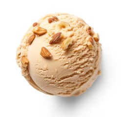 Almond nut ice cream scoop ball