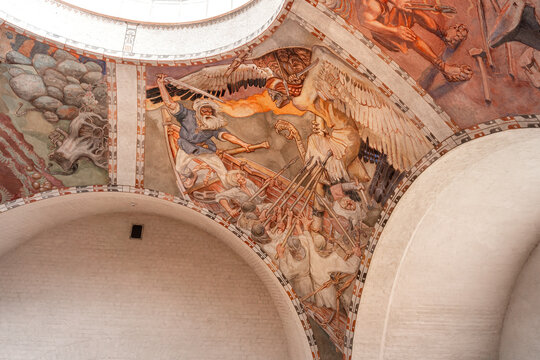 The Defence of the Sampo from Kalevala Epic Poem at National Museum of Finland - Helsinki, Finland