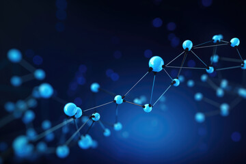 Intricate representation of molecular network composed of numerous interconnected cells and lines. Ideal for science, connectivity, and complexity-themed visuals.