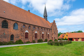 Fototapeta na wymiar St. Mary Church former Carmelite Priory - Helsingor, Denmark