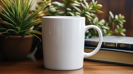 Obraz na płótnie Canvas Cup for coffee or tea. Place for text