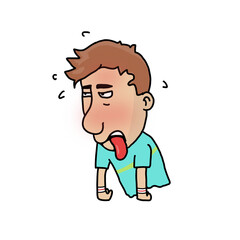 Gasping For Breath Aneorobic Respiration Science Illustration Drawing Educational
