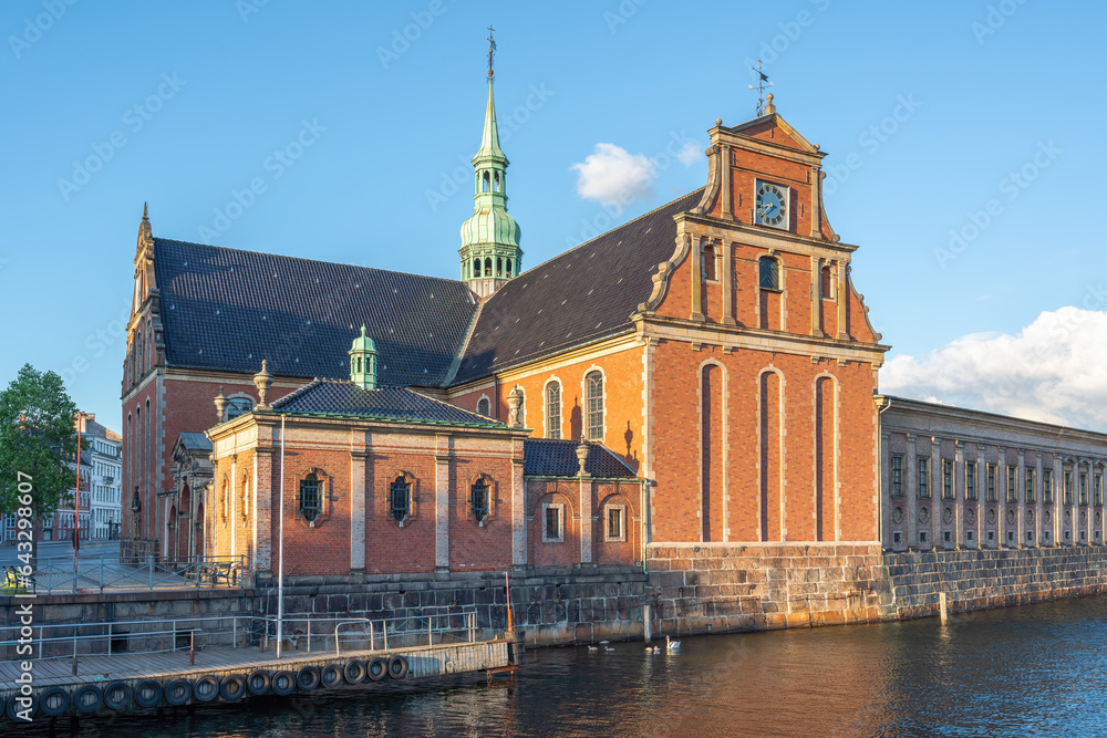 Sticker holmen church - copenhagen, denmark