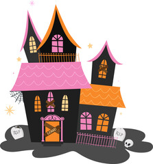 Halloween haunted house