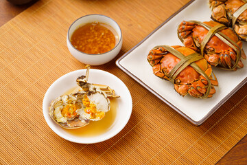 China, Mid-Autumn Festival special steamed hairy crabs