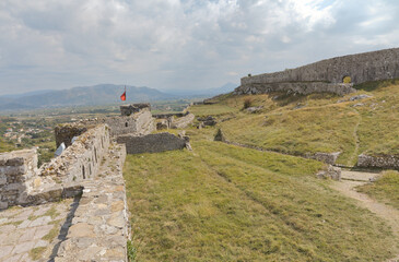 Detail of Rosafa Fortress Plateau in Shkoder, Albania