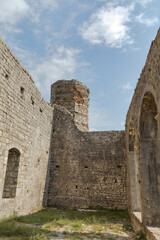 Fototapeta na wymiar Ruins of Rosafa Fortress: A Tale of Church and Mosque
