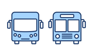 Bus icon vector. bus sign and symbol