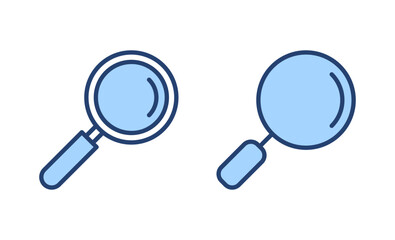 Search icon vector. search magnifying glass sign and symbol