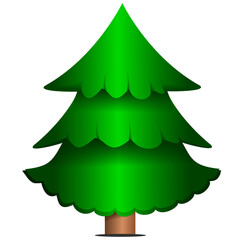 christmas tree illustration
