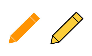 Pencil icon set for web and mobile app. pen sign and symbol. edit icon vector