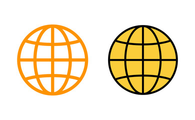 Web icon set for web and mobile app. go to web sign and symbol. web click icon. Global search icon