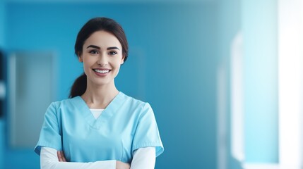 portrait of a confident female doctor