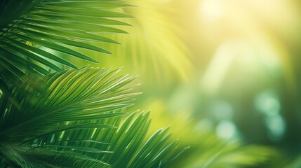 Obraz premium green leaves background. generative ai