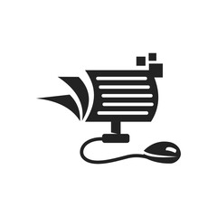 knowledge logo template Isolated. Brand Identity. Icon Abstract Vector graphic