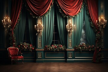 Elegant Christmas Backdrop