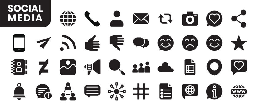 A set pack Social Network of (glyph) style.
The collection includes of business developments ,programing , web design,app design and more.