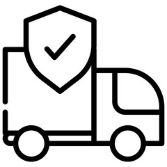 protect shield delivery customer services truck check simple line