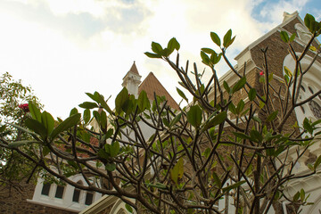 Anglican All Saints' Church is located in Galle Fort, Sri Lanka