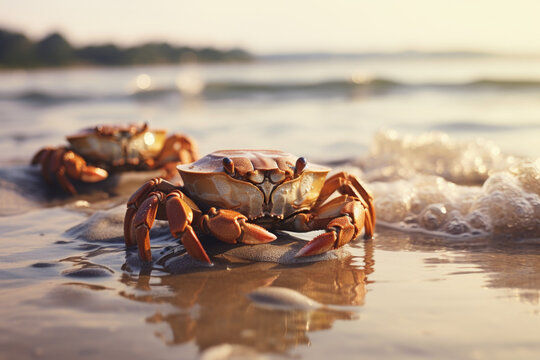 Crabs background