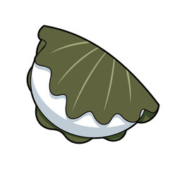 柏餅　イラスト