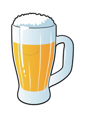ビールジョッキ　イラスト
