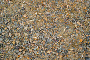 Pebble stone background. Sea Pebble. Beach stones. Natural background. Stone texture