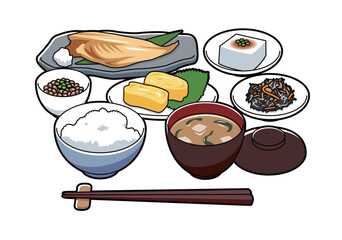 和食　イラスト