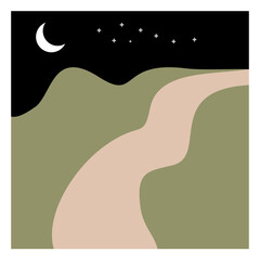 Geometric abstract illustration vector element