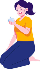 Spring Character Illustration