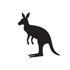kangaroo silhouette
