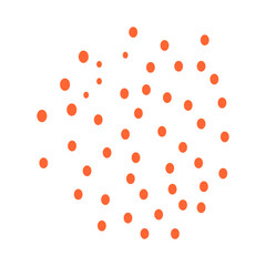 Dot shape abstract vector element