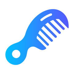 hair brush Gradient icon