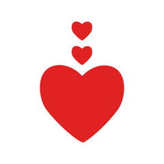 Love icon shape vector element