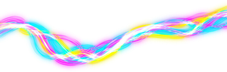multicolor Light Speed Abstract