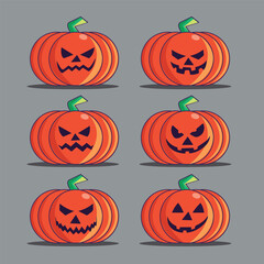 halloween pumpkin set