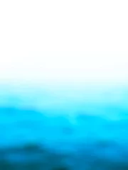 Foto op Canvas 群青から青、白へとグラデショーン変なする穏やかな海面ボケ加工レタッチ画像。 © SAIGLOBALNT