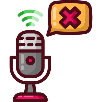 recommend clip art: remove Podcast Outline Icon