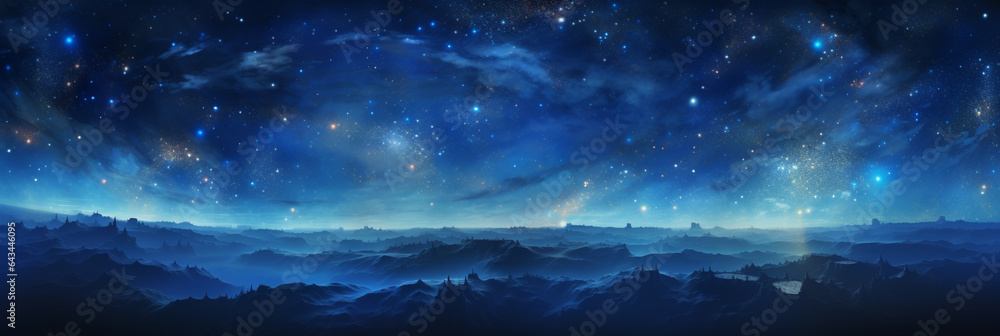 Sticker abstract deep space background universe with stars background colorful galaxy background