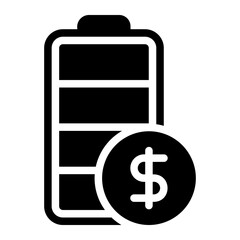 money glyph icon