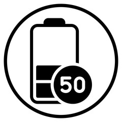 battery glyph icon