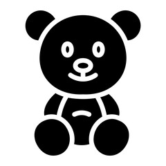 teddy bear Solid icon