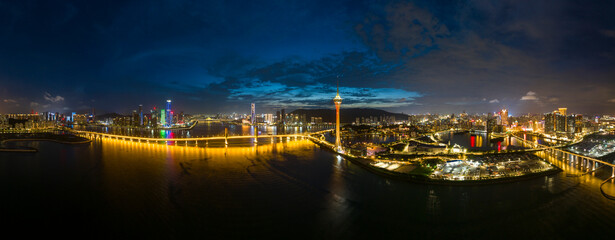 Panorama of Macau City