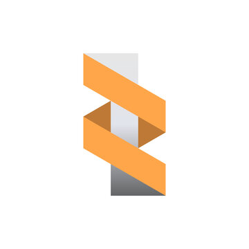 Initial letter and number logo, Z and 1, Z1, 1Z. Usable for Business and Branding Logos. Flat Vector Logo Design Template Element.