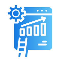 development gradient icon