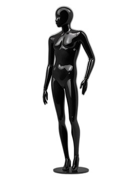 Standing black mannequin